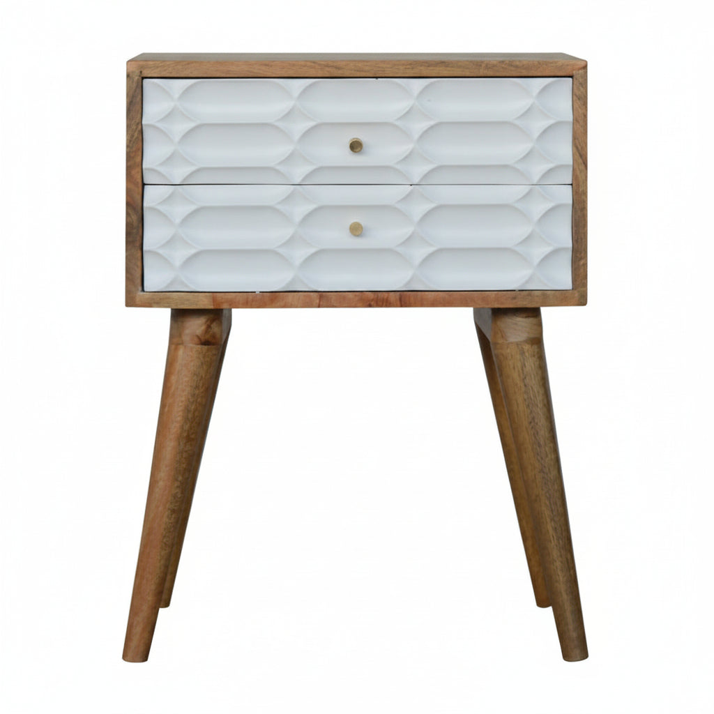 Capsule Carved Bedside