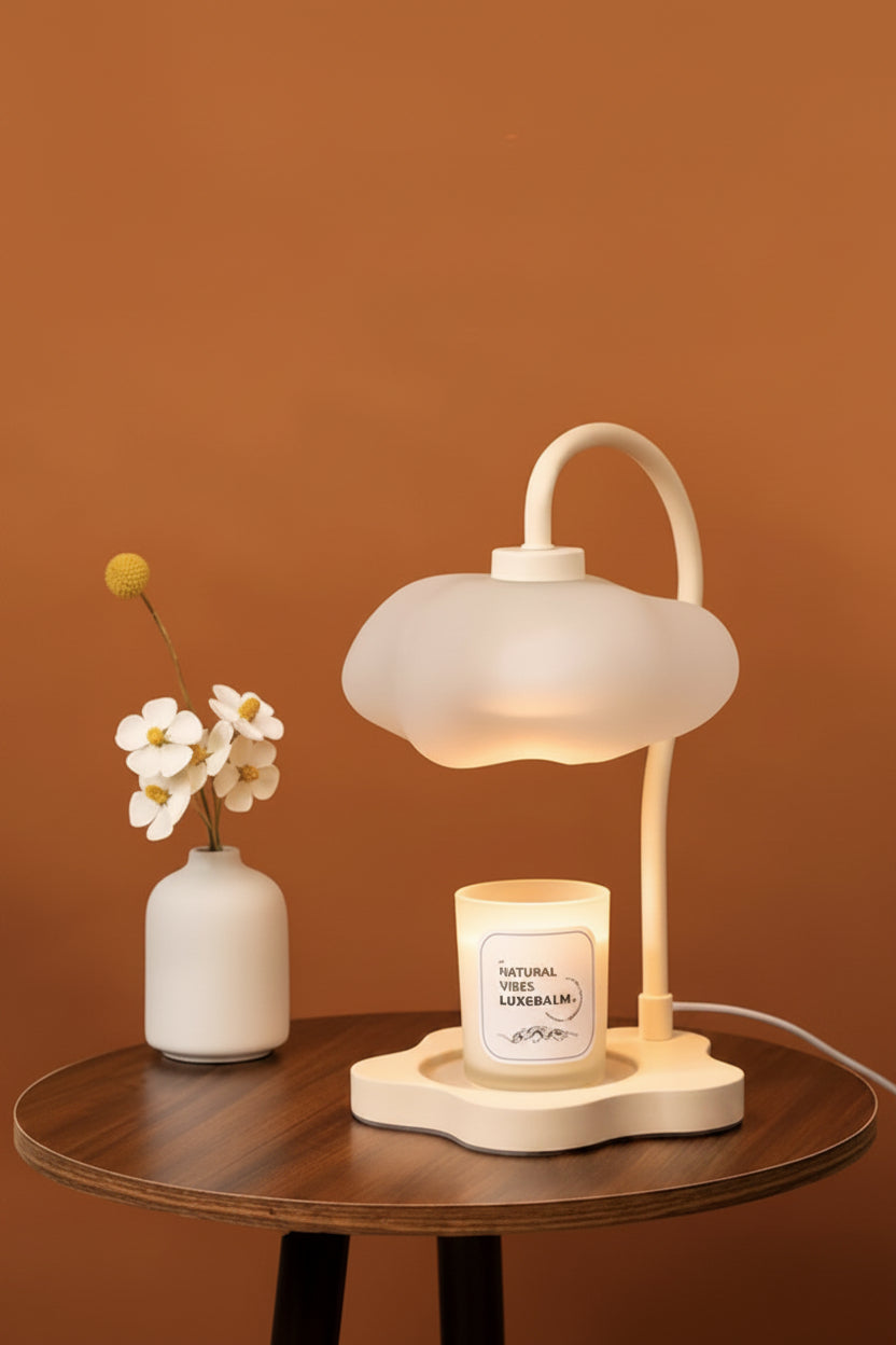 Cute Unique Cloud Candle Warmer Lamp With Timer For Large Candles